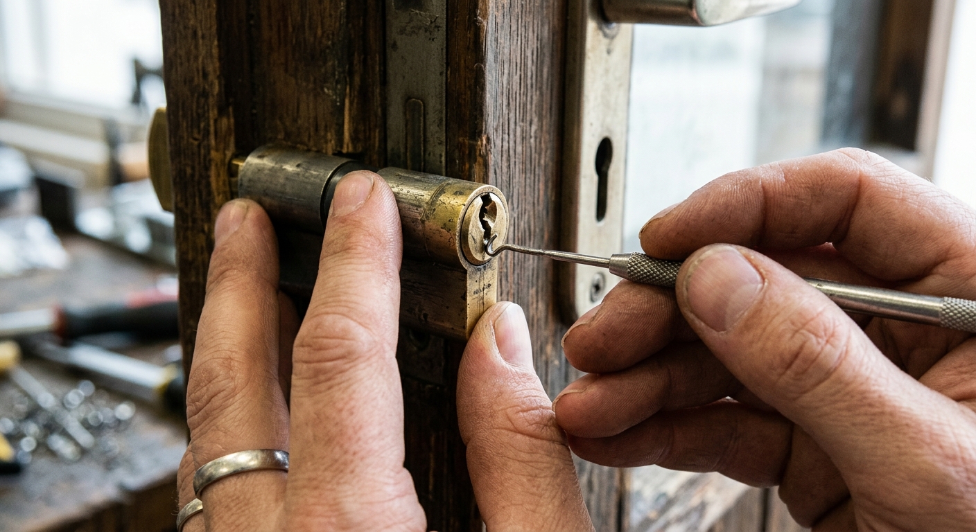 Extraction de cl&eacute; cass&eacute;e
